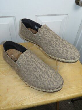 Patara Seeker Slip-On Shoes Mens Size 14M Geometric Boho Tan/Brown NWOB